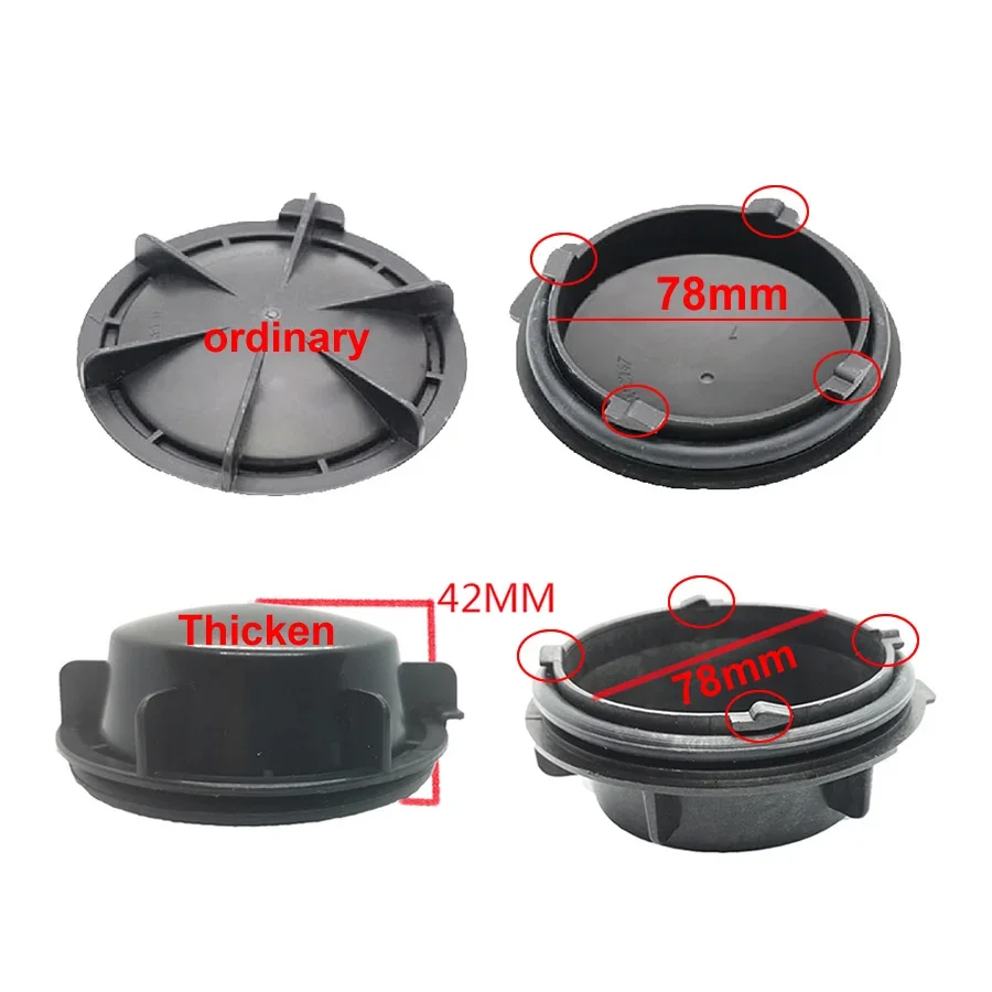 Low High Beam Light Dust Cover Waterproof Dustproof Headlamp Rear Shell Seal Headlight Lamp Access Cap 78mm For Buick GL6 2018