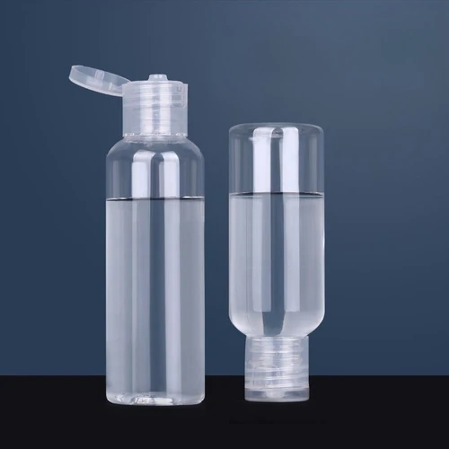 Imagen 2 del producto 50/100 Uds 5ml 10ml 20ml 30ml 50ml botellas de plástico transparente loción exprimible champú botella viaje esencial al por mayor