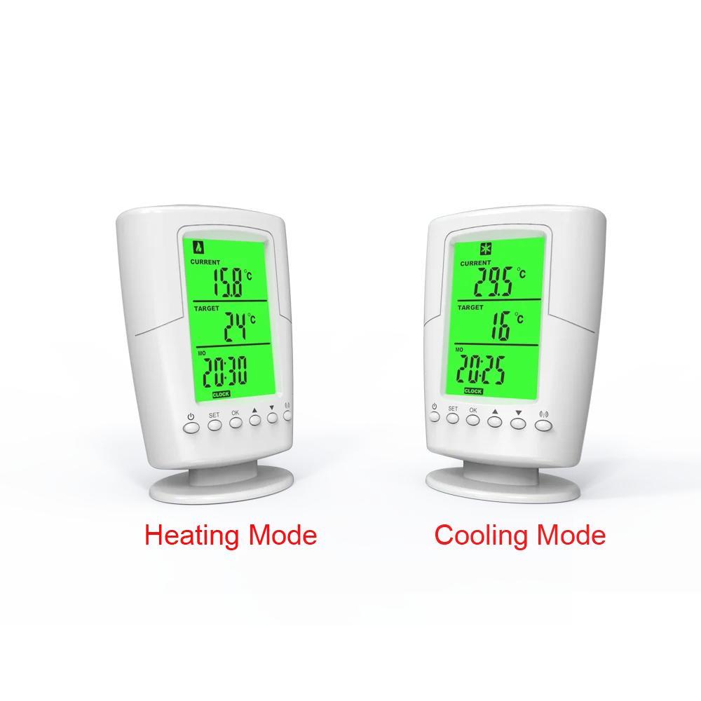 Interruttore ON/OFF del controller del termostato wireless 433,92 Mhz per pannello scaldabagno domestico