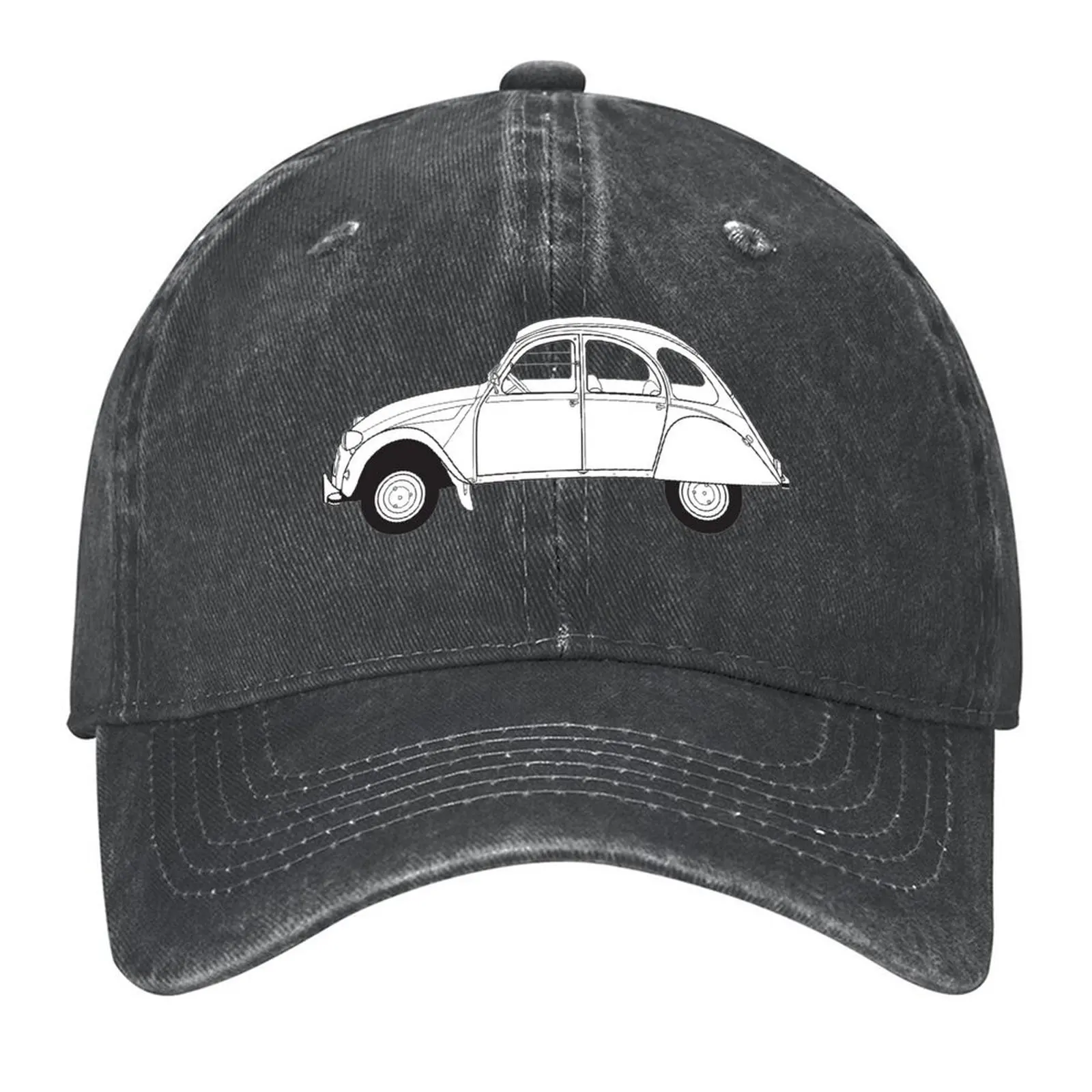 

Citro n 2CV Classic Vintage Car Baseball Cap luxury woman cap derby hat Sports Cap black Women's Hats Men's