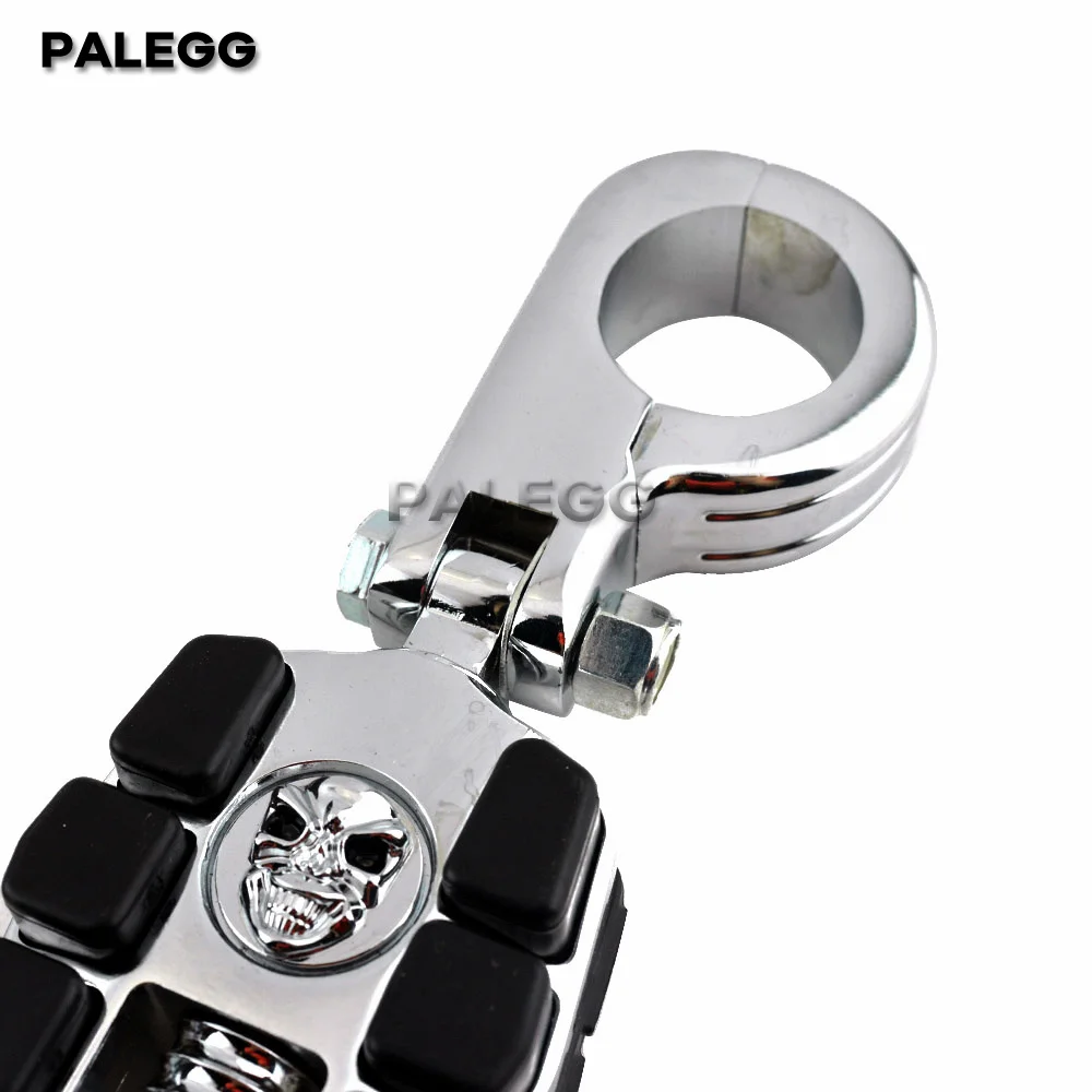 Motorcycle 1.25" 32mm Engine Guard Highway Foot Pegs Bracket For Honda Harley Touring Softail Street Bob Road King Dyna Fat Boy view 3