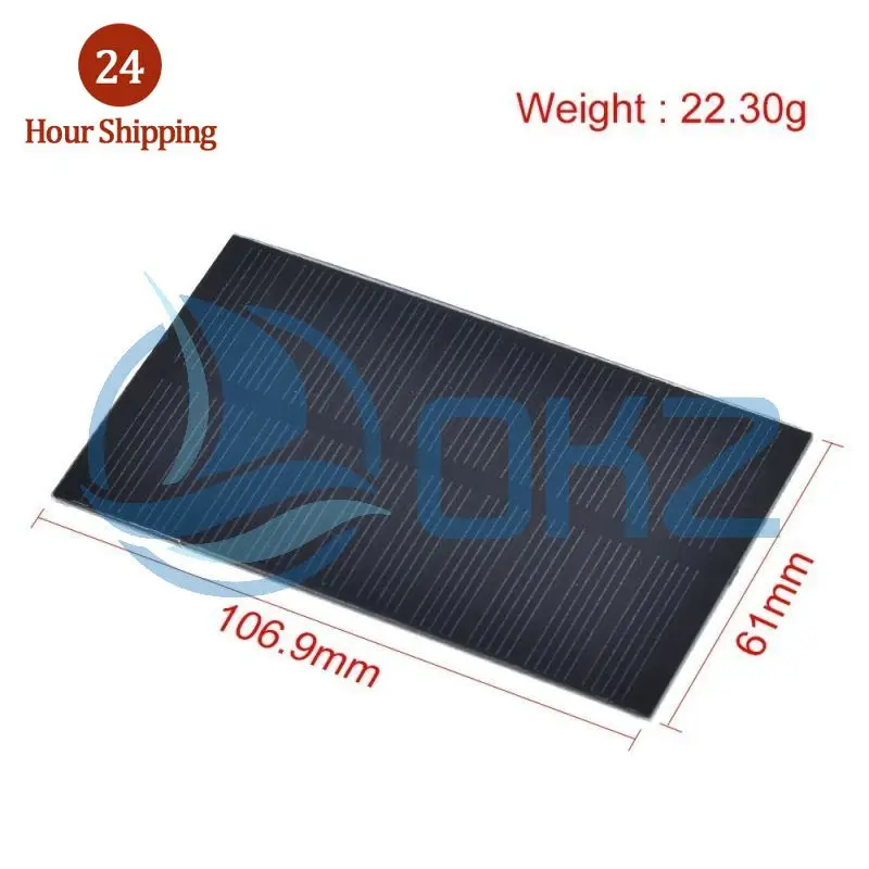 smart electronics Solar Panel 1W 5V electronic DIY Small Solar Panel for Cellular Phone Charger Home Light Toy etc Solar Cell