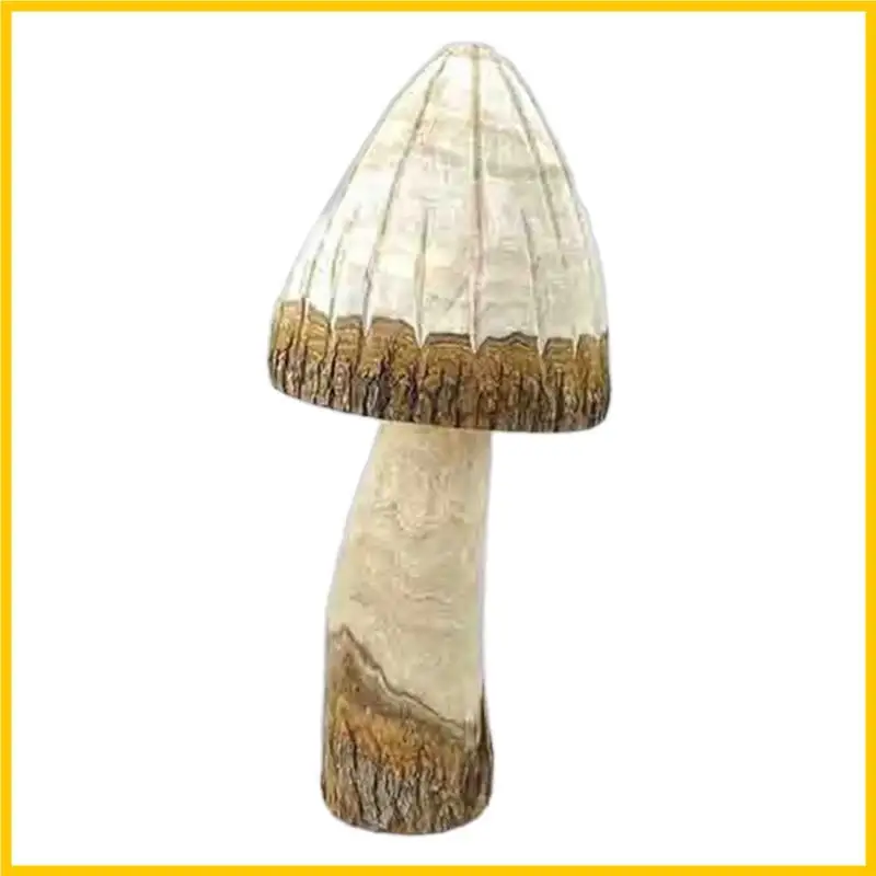 

H55A Naturalistic Mushroom Decoration Mushroom Figure for Home or Office Enhancement