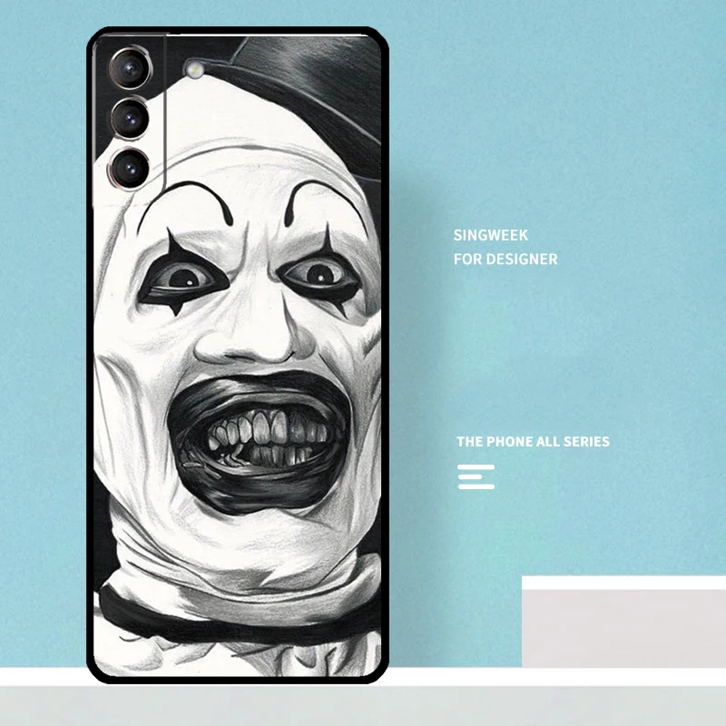 Terrifier Case For Samsung Galaxy S23 S24 Ultra S22 S21 Plus Note 10 Note 20 S9 S10 S20 S21 FE Cover