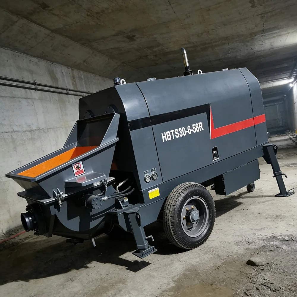 Electric Concrete Pump Machine For Decorative Concrete Work Precise Flow Control For Patterned Surfaces