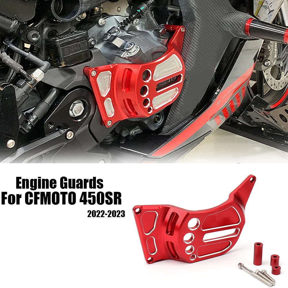 For CFMOTO 450 SR 450SR 450sr 450 sr Motorcycles New 4 colors Engine Cylinder Cover Head Protection Cover Guards Fit 2022-2023