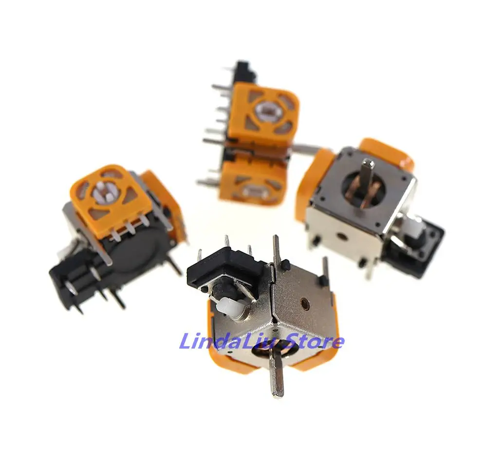 녹색 주황색 오른쪽 왼쪽 조이스틱 3D 아날로그 스틱 센서, 플레이스테이션 4 PS4 프로 슬림 컨트롤러 수리 부품, 1 개