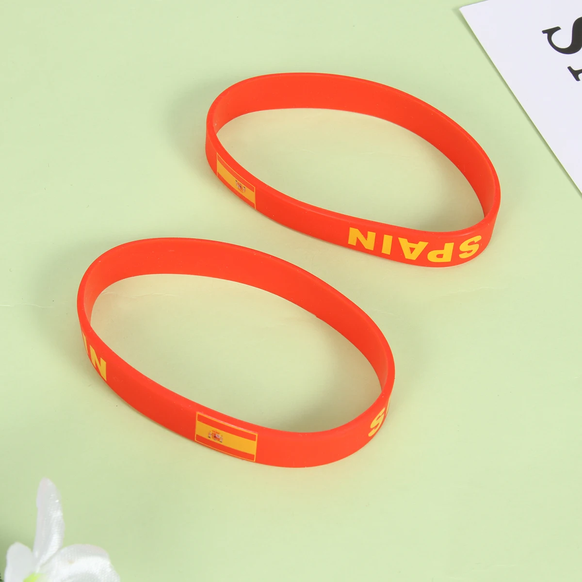 

12 Pcs Silicone Bracelet Country Wrist Bands Wristband Bracelets Wristbands for Men Straps Flag