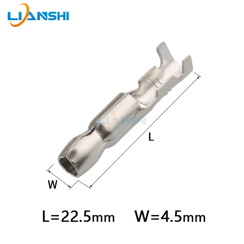 100pcs 4.5 bullet terminal Gold Finger terminal 4.5 Gourd type plug cigarette lighter terminal