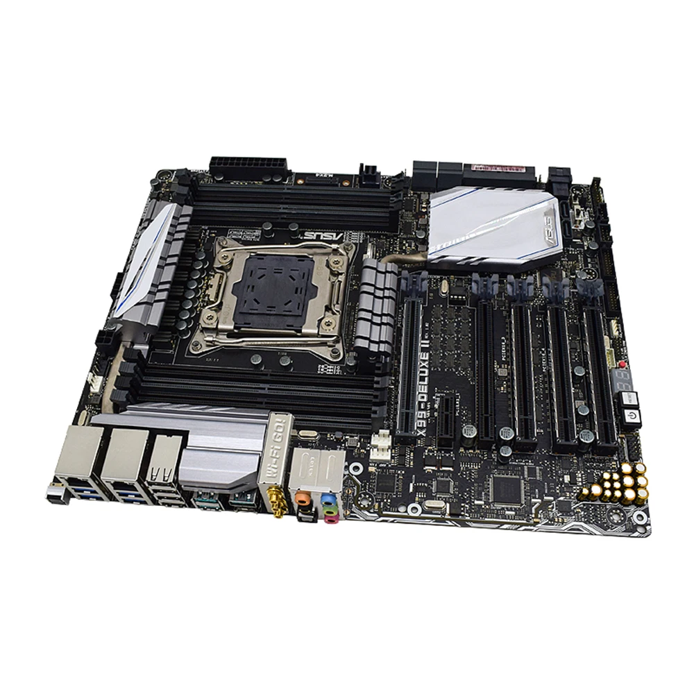 Imagem -03 - Placa-mãe X99 para Asus X99-deluxe ii com Chipconjunto Intel X99 Soquete Lga 2011-v3 Suporte Core i7 Intel 14nm Cpu Xeon Ddr4 128gb