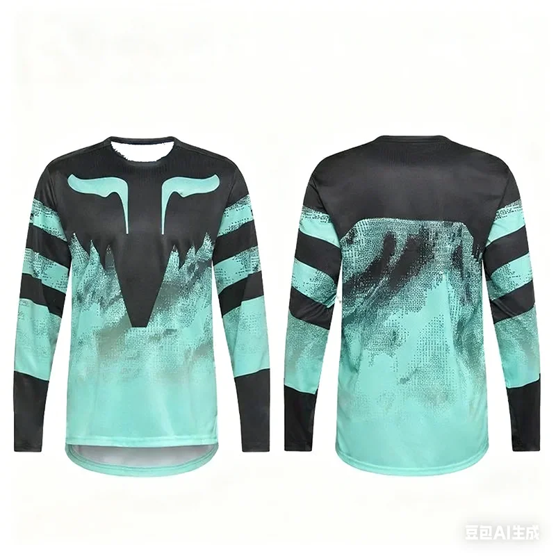 

Темный топ с длинными рукавами и 3D-принтом в стиле граффити, функциональная спортивная езда на мотоцикле с цветными блоками High Street