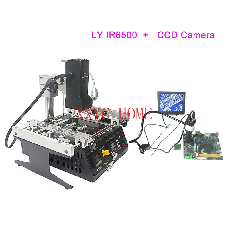 

LY инфракрасная BGA наладочная станция IR6500 SMD сварочный аппарат с 7-150X CCD камерой 8 ''монитор 220V