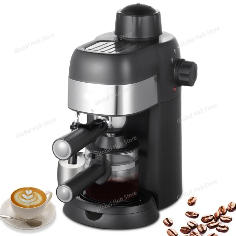

European and British Standard Household Small Semi-automatic High-pressure Steam Milk Foam Office Italian Coffee Machine
