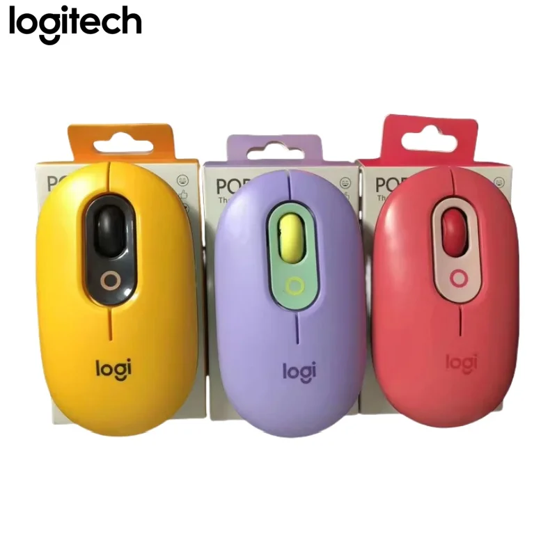 Logitech POP Mouse Inalámbrico Bluetooth Ratón Silencioso iPad Tablet Laptop Oficina