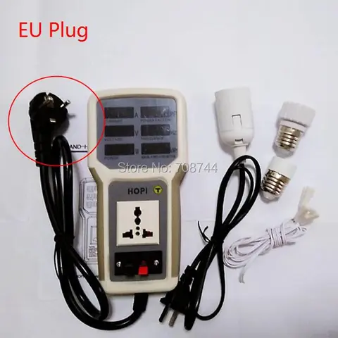 EU/AU/UK/US Plug HP-9800 Handheld Power Meter Power Analyzer HP9800 LED Metering Socket Measurable Current-voltage Power Factor