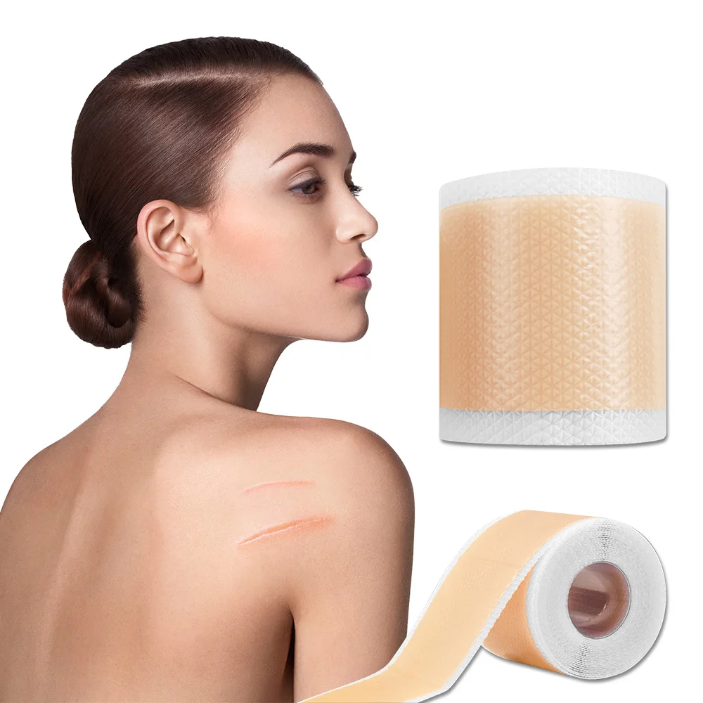 Hojas de silicona para eliminar cicatrices, parche curativo para cicatrices desnudas, sección indolora, cicatrices de cirugía chéloide, suaves para quemaduras de acné, herramientas para reducir cicatrices