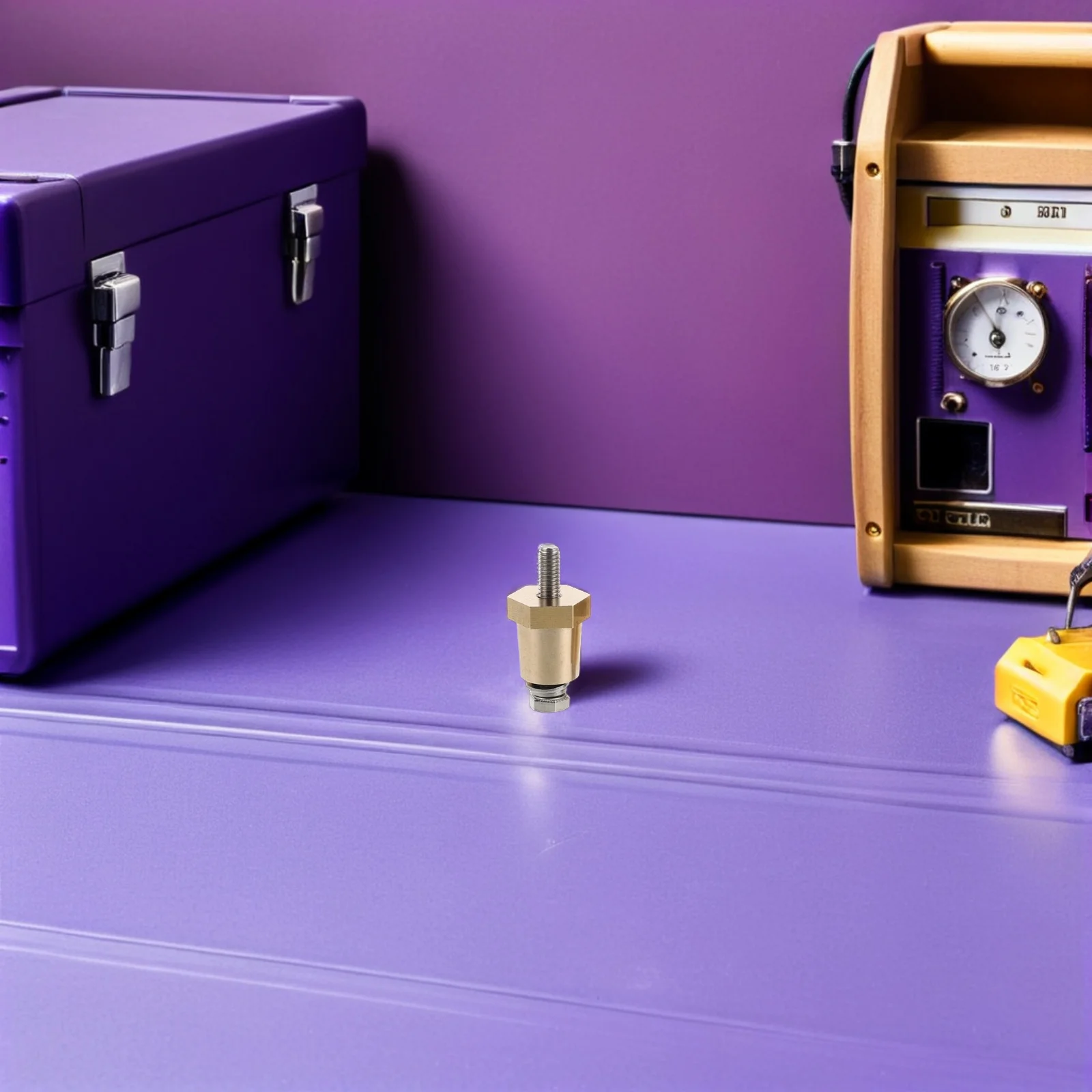 

1Pair Automotive Terminal Connector Brass Charging Posts M6 Thread Positive Negative Post Adapter Car Truck