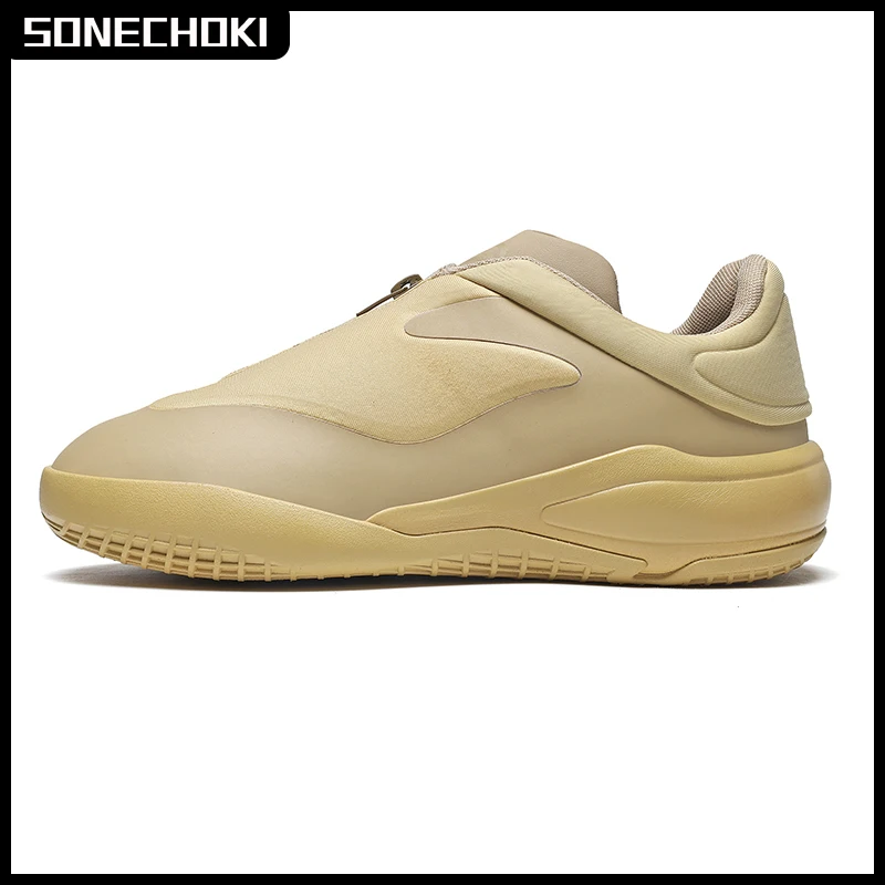 

Winter Retro Basketball Shoes Unisex Solid Lightweight Cushioning Gym Sneakers Encapsulated with Zipper Running Lovers Travel