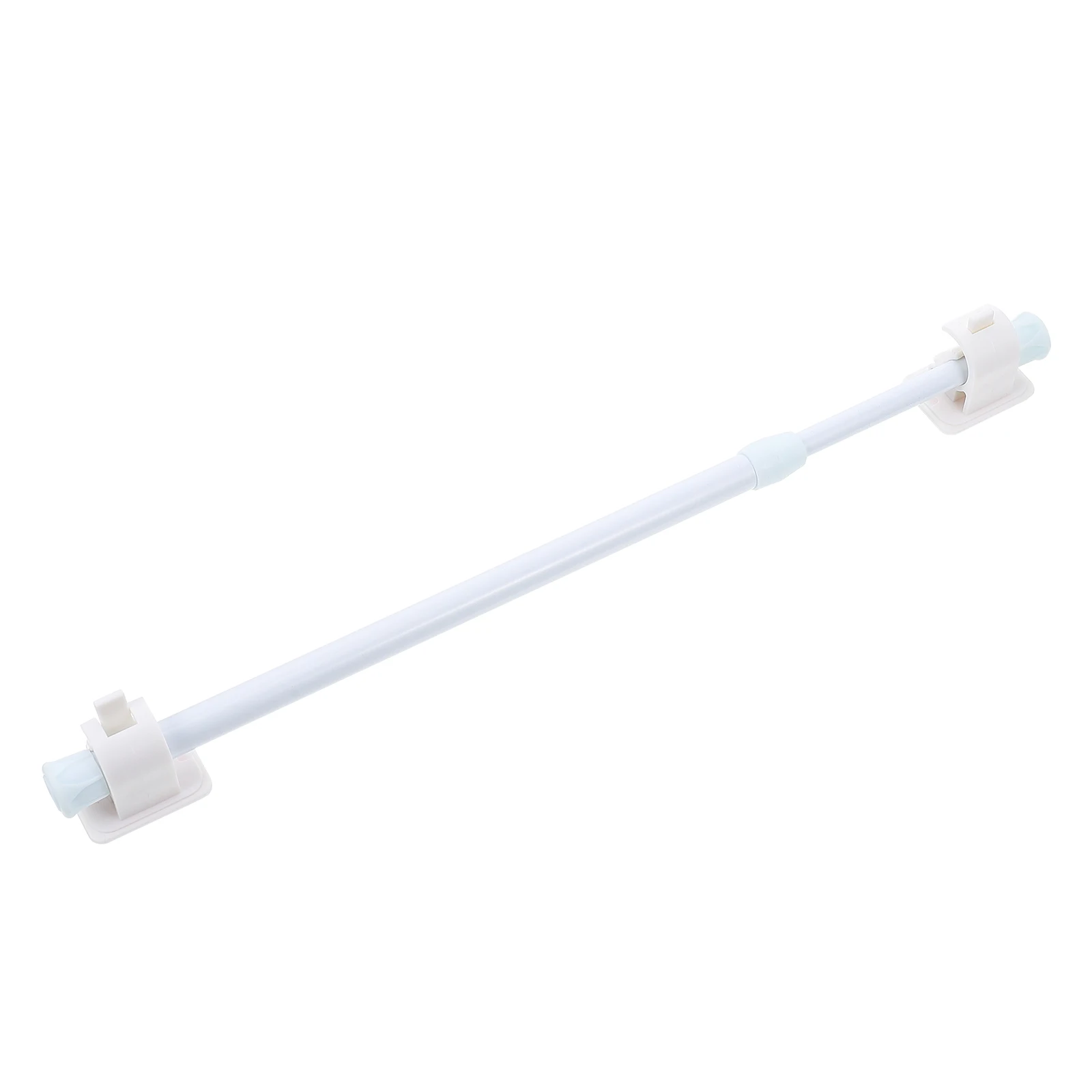 

1 set Telescopic Clothes Drying Rod 30-50cm 1 3cm Diameter Adjustable Punch Free Iron Material Multipurpose Curtain Rod Wardrobe