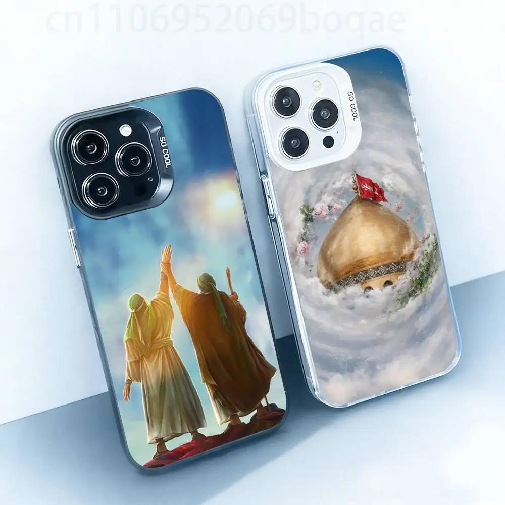 

Imam Hussain Shia Ali White Shockproof Phone Case For iPhone 17,16,15,14,13,12,11,Pro,XS,Max,Plus,Mini,SE