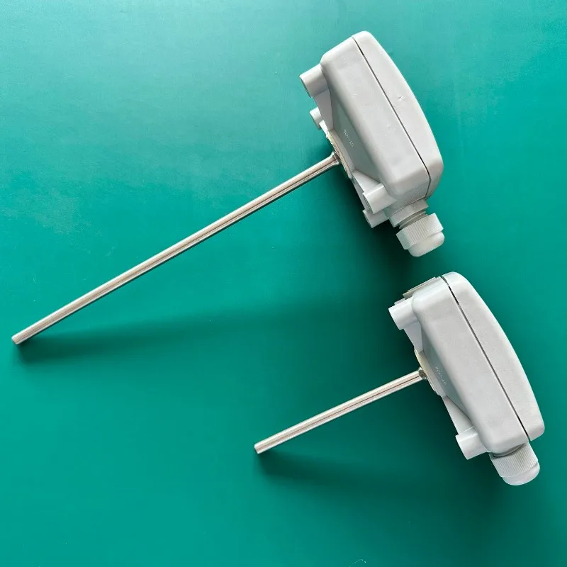 Duct Mounted Temperature Humidity Sensor PT100/PT1000/NTC10K 4-20MA/0-10V Transmitter