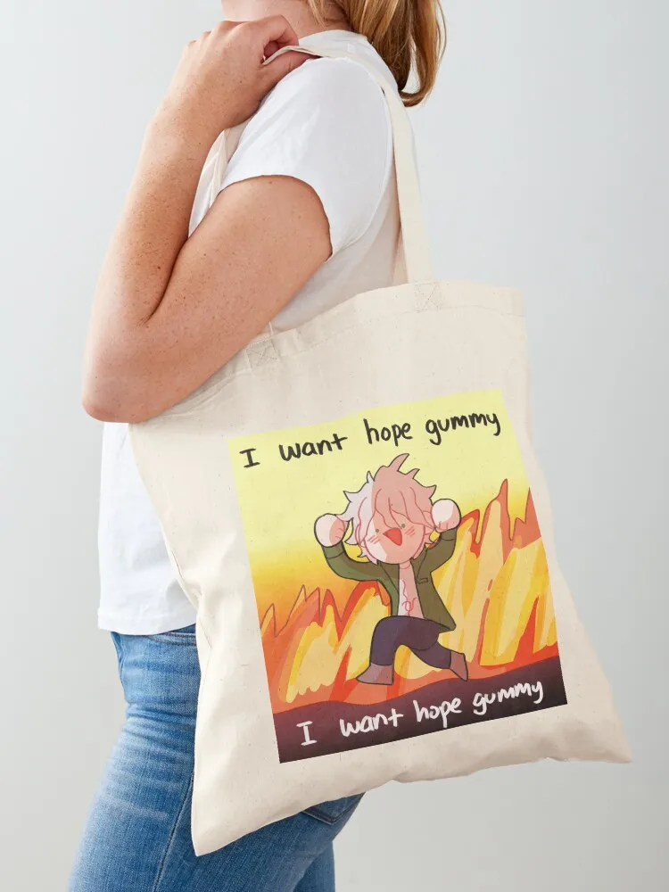 hope gummy Tote Bag Woman shopper bag Women's bags tote bag canvas female