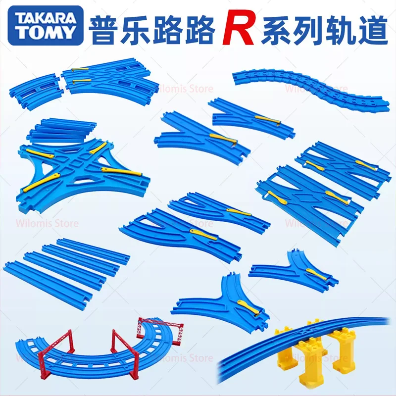 Takara Tomy Tomica Plarail Modell Elektrische Eisenbahnstrecke Zubehör R-Serie Kreative Baustrecke Technik-Spielzeug Fan-Geschenk