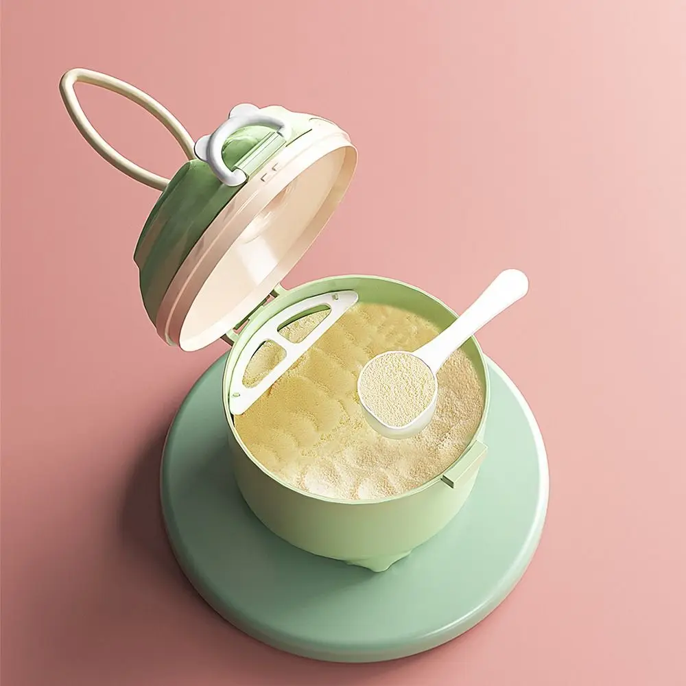 

With Milk Powder Spoon Milk Powder Seal Jar Food Storage Box Toddle Snacks Container Baby Milk Powder Box Essential Cereal