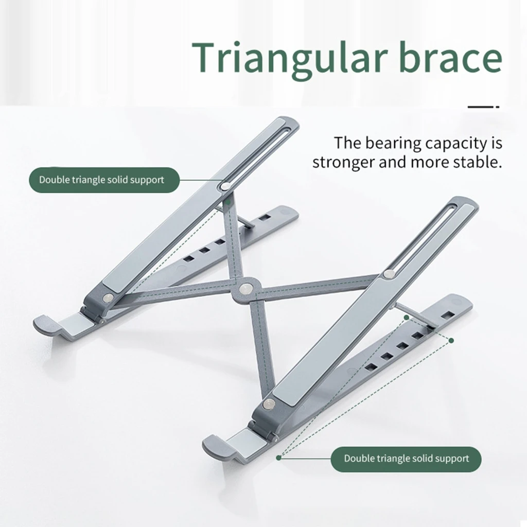 

1pc Vertical Laptop Stand for Desk Laptop Holder Space Saving Adjustable Laptop Stand Support Rack For Laptop Tablet