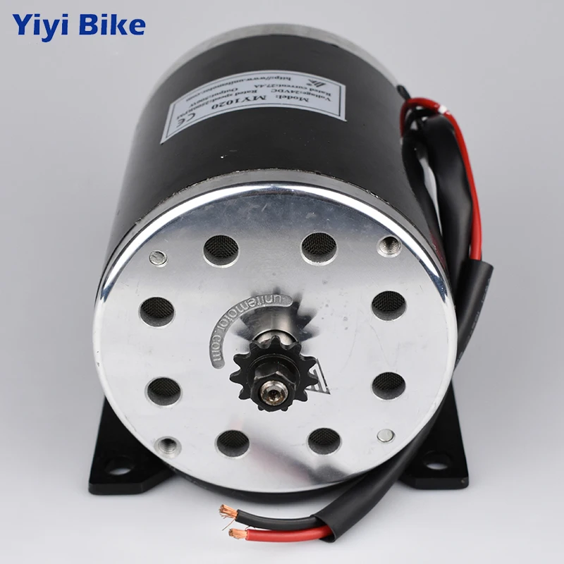 36V 48V 500W 1000W High Speed Brushed DC Motor for Electric Vehicle Go Kart Scooter E Bike Motorized Bicycle ATV Moped Ebike