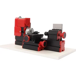24W 20000rpm/min High-Speed Mini Wood Metal Lathe Machine 12V DIY Tool CNC Metal Motorized Lathe Machine EU Plug