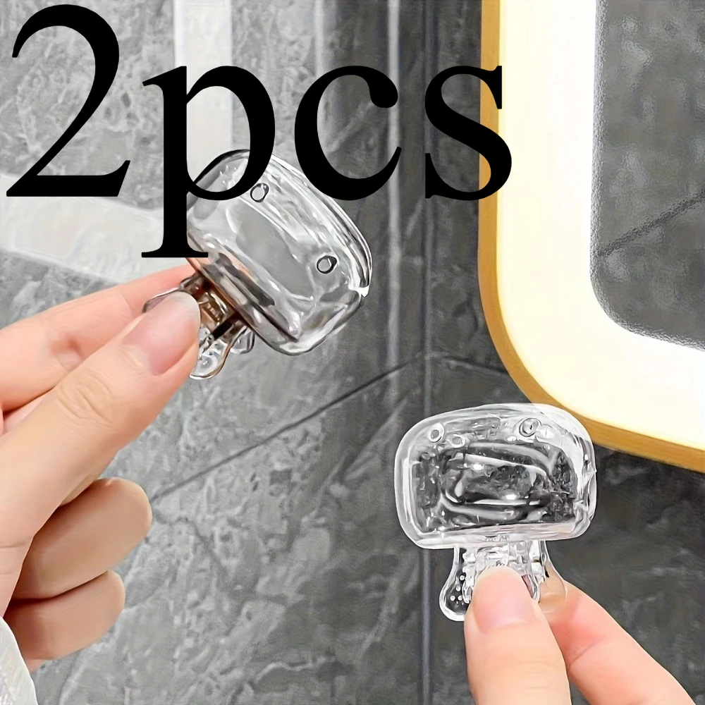 2 toothbrush head protective covers, essential for health, easy-to-open and easy-to-fit design, dual-use for home and travel bathrooms, keep clean, sanitary accessories, portable plastic material.