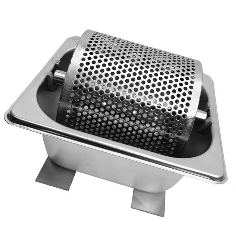 B84B-For American Burgers Compatible Efficient Stainless Steel Butter Roller With Base, Labor-Saving Butter Spreader Spreading T