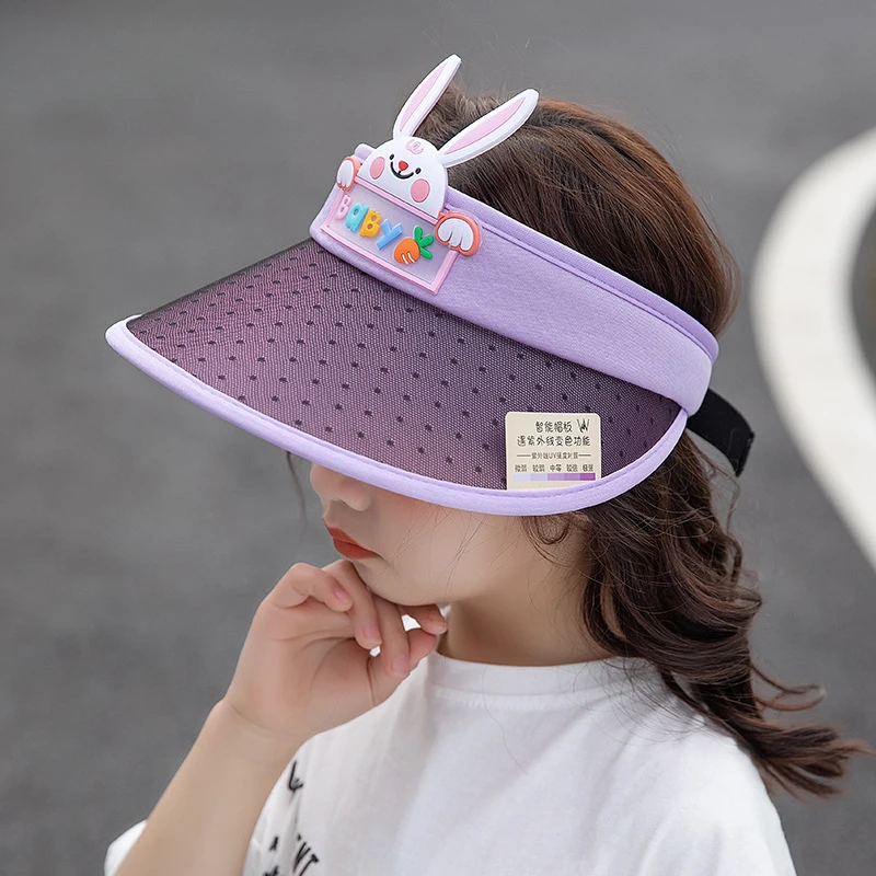 Kid Girl Summer Straw Hat Outdoor Beach Sun Protection Cute Visor Cap Caps for Boys Girls Sunscreen Kids Hats