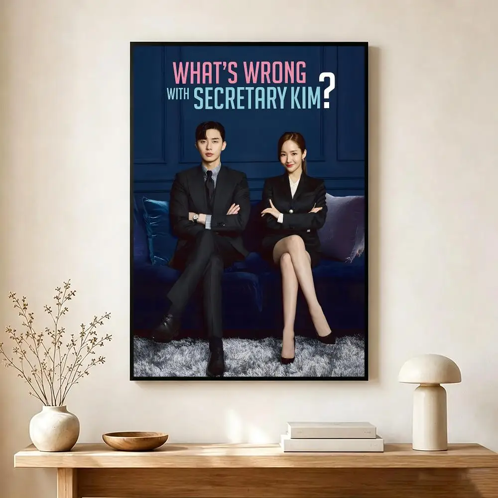 Romance Drama W-Whats Wrong With Secretary Kim Poster Wall Art Print Decorative Mural Home Decor Gift Unframed