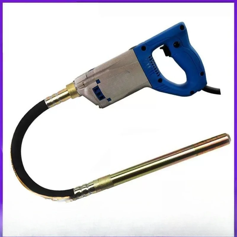 Portable Concrete Vibrator with Engine | Electric Handheld Vibrator for Construction & Cement Work