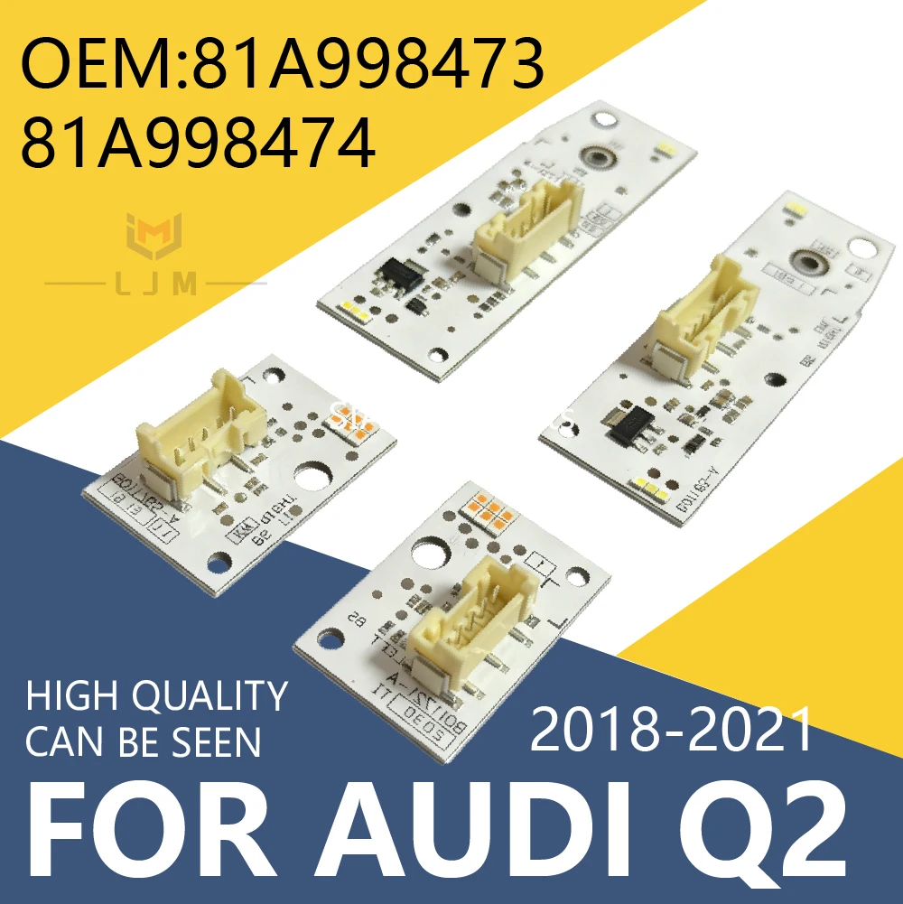 

OEM 81A998473 81A998474 New DRL Boards for 2018-2021 Audi Q2 Full LED Headlight Daytime Running Light Turn Signal Module Chips