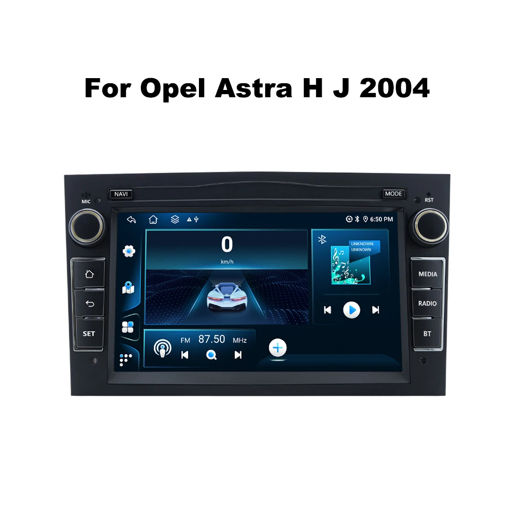 Android 14 Car Radio For Opel Astra H J 2004 Vectra Vauxhall Antara Zafira Corsa C D Vivaro Meriva Veda Navigation Carplay WIFI