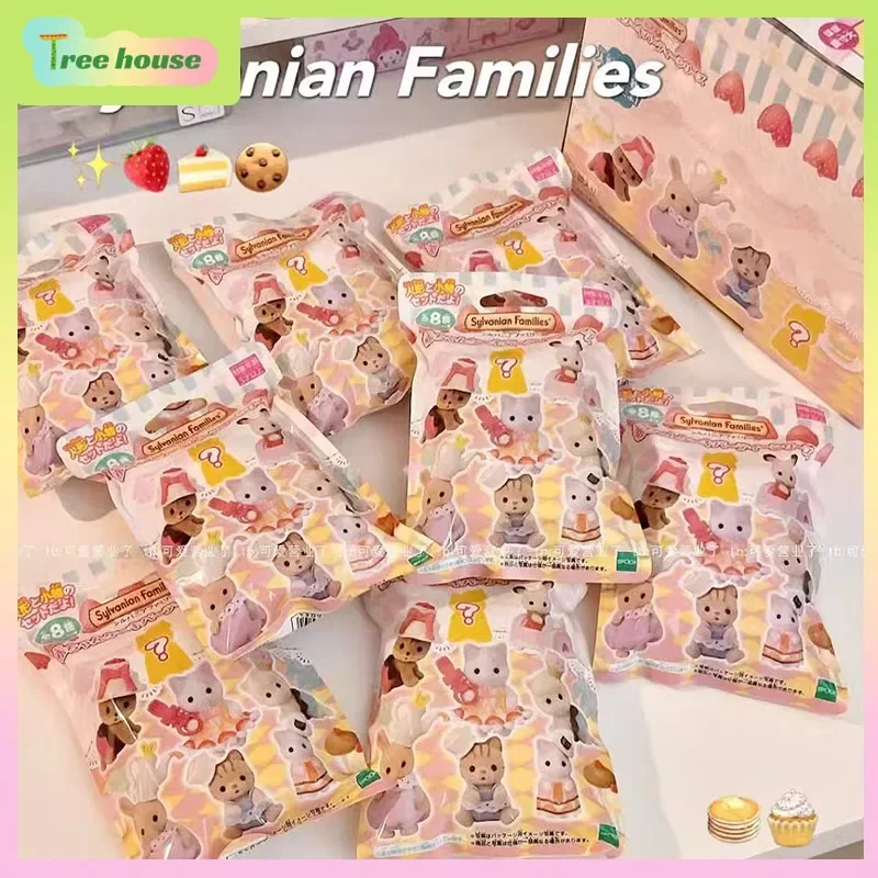 Sylvanian famille Shopping gâteau série de fruits magiques figurine d'anime Ternurine Sylvanian familles bébé poupée cadeau de noël personnalisé