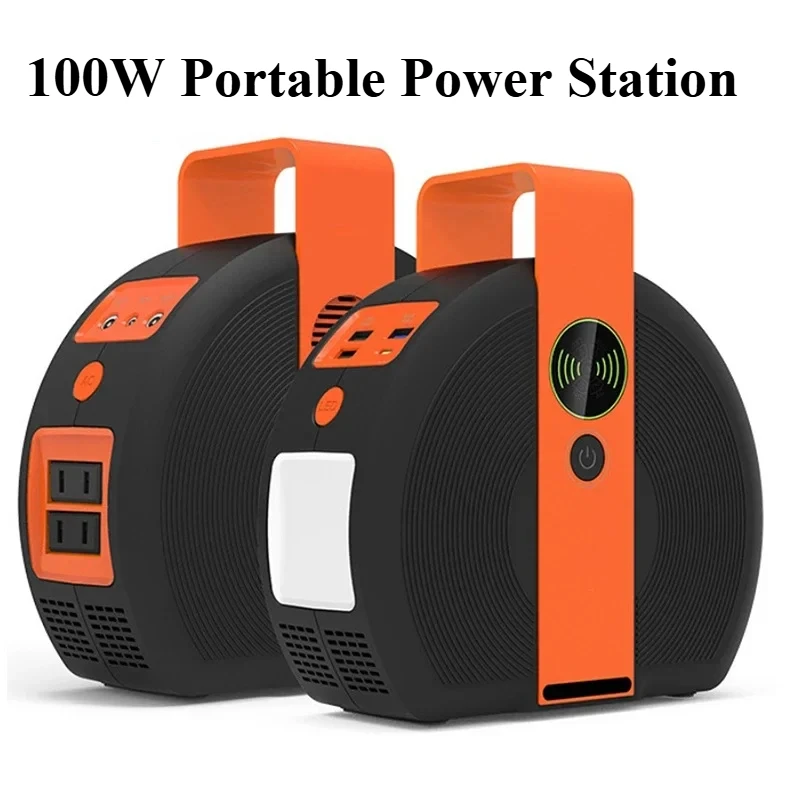 100w Portable Power Station 220V solar generetor Pure Sine Wave AC 42000mah Outdoor Emergency Mobile Power Bank For Home Camping