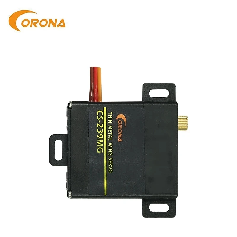 Corona CS239MG Slim-Wing Analog Servo 4.6kg.cm 0.14sec.60°  22g for RC Glider Airplane