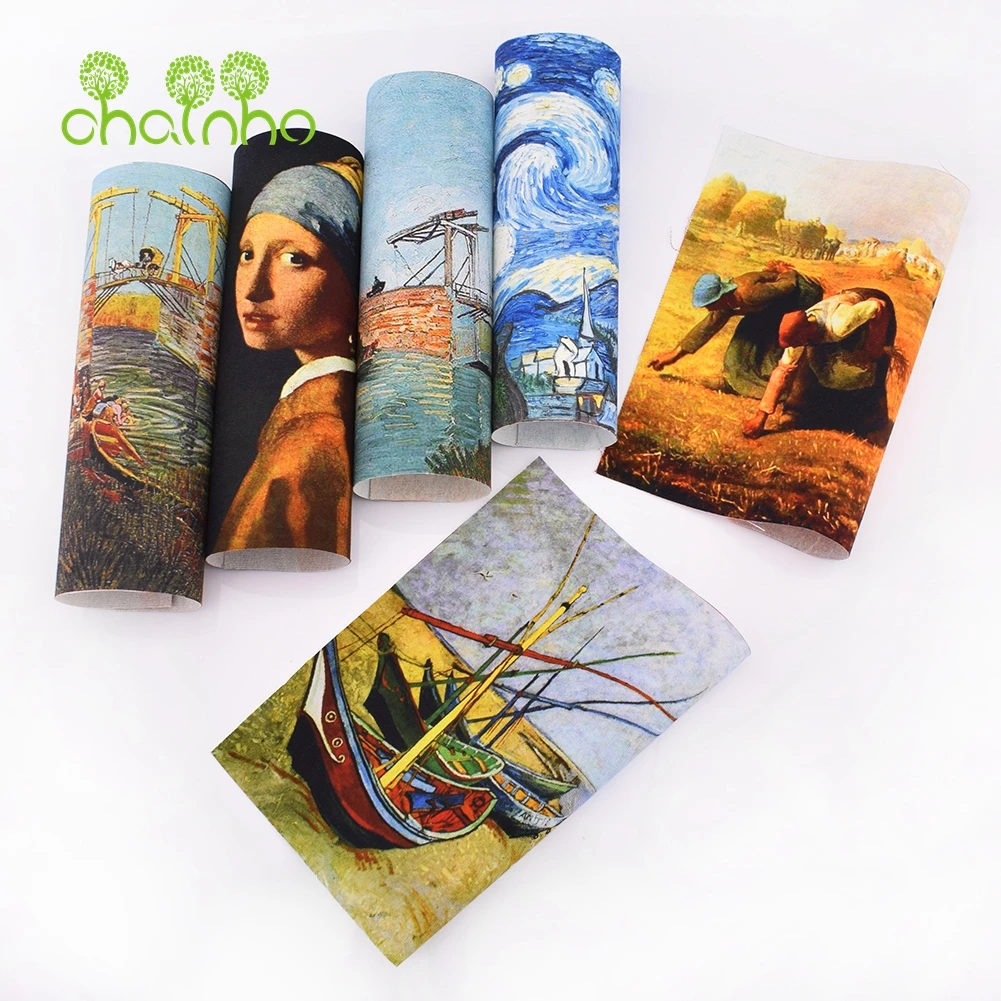 Chainho, ткань для рукоделия, для рукоделия, шитья, квилтинга, кошелька, сумок, книжной обложки, поделок, материал для украшения дома, 18x18 см