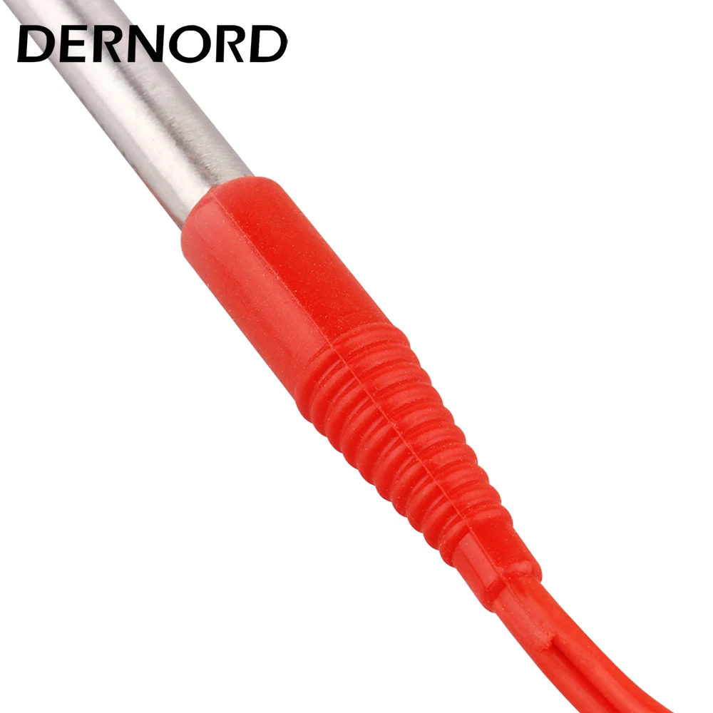 DERNORD Cylindrical Cartridge Heating Element with Water Proof Cable 24v Tubular Immersed Heater 50w/100w/200w/300w/400w