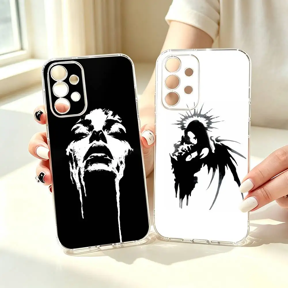 Cool-Minimalist illustration  Phone Case Transparent Silicone Soft For Samsung S25,S24,S21,S22,S23,S30,Ultra,S20,Plus,Fe