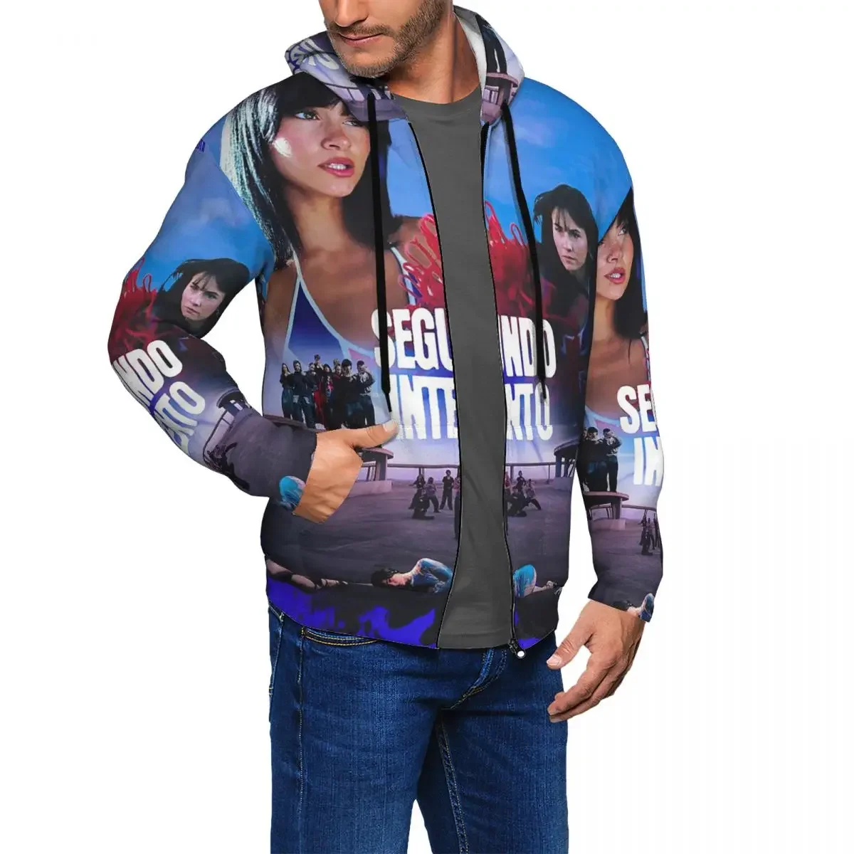 Aitana Ocana Singer cremallera sudaderas con capucha Hip Hop pulóver Otoño Invierno hombres mujeres sudadera camisetas de manga larga