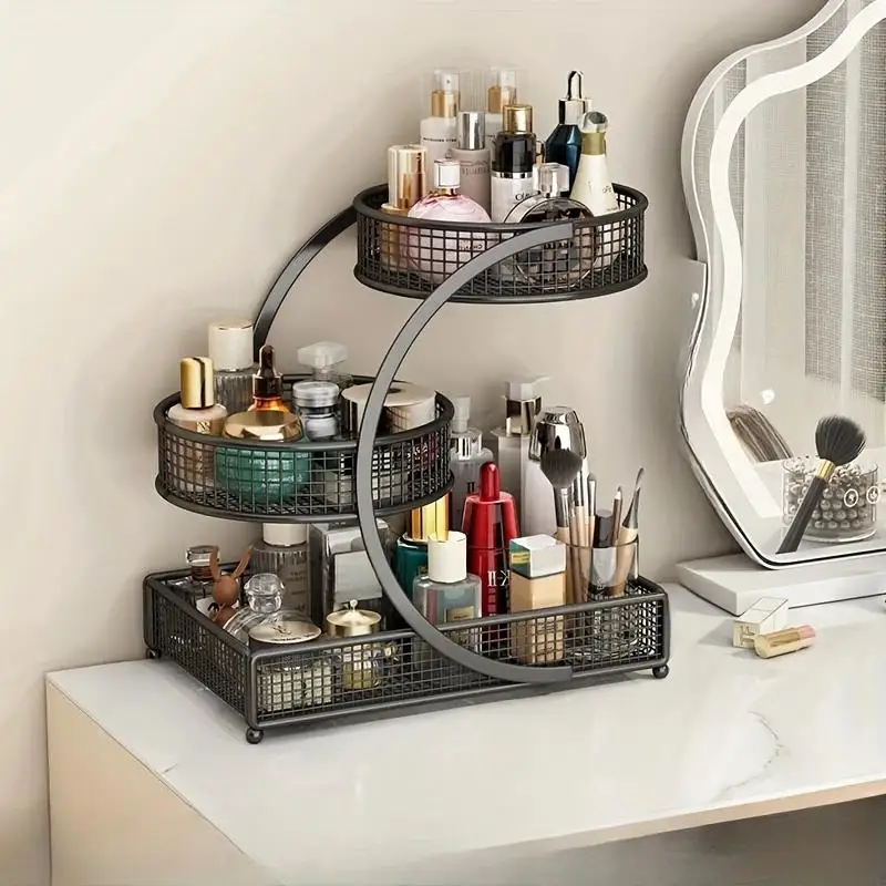 

Cosmetic storage box-light, installation-free rack，Desk space for storing lipstick, skin care and beauty tools