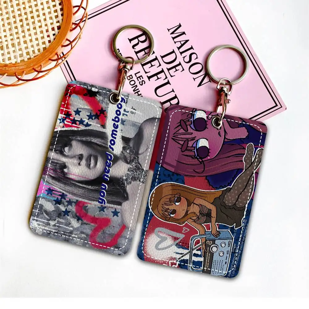 Singer Pink Pantheress Access & Meal Card Holder Keychain Credit ID Bank Card Protective Case Keychain Pendant Fashion