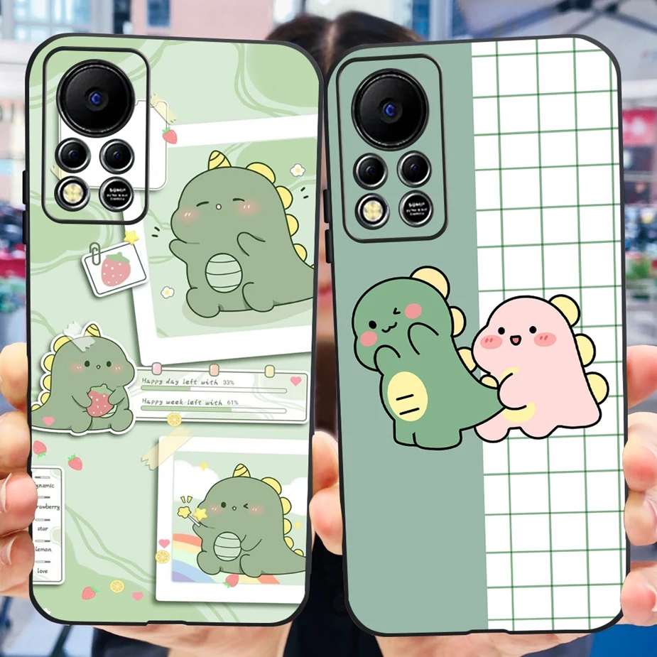 حافظة هاتف ناعمة من السيليكون لهاتف انفينكس ، غطاء خلفي مطلي أنيق ، Hot 11S ، X6812 ، Hot11s ، NFC الوفير