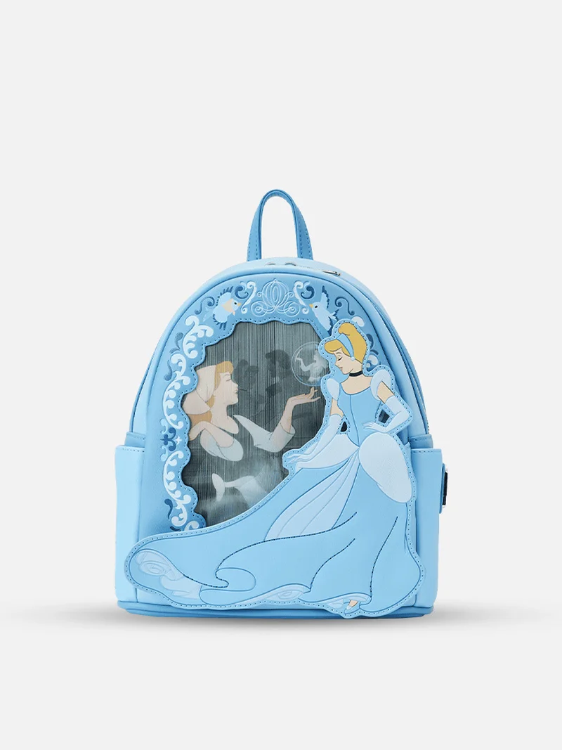 Disney Cinderella Princess Bag Backpack Wallet Genuine Co branded Gorgeous Accessories Fashion Leisure Travel Bag Girl Gift