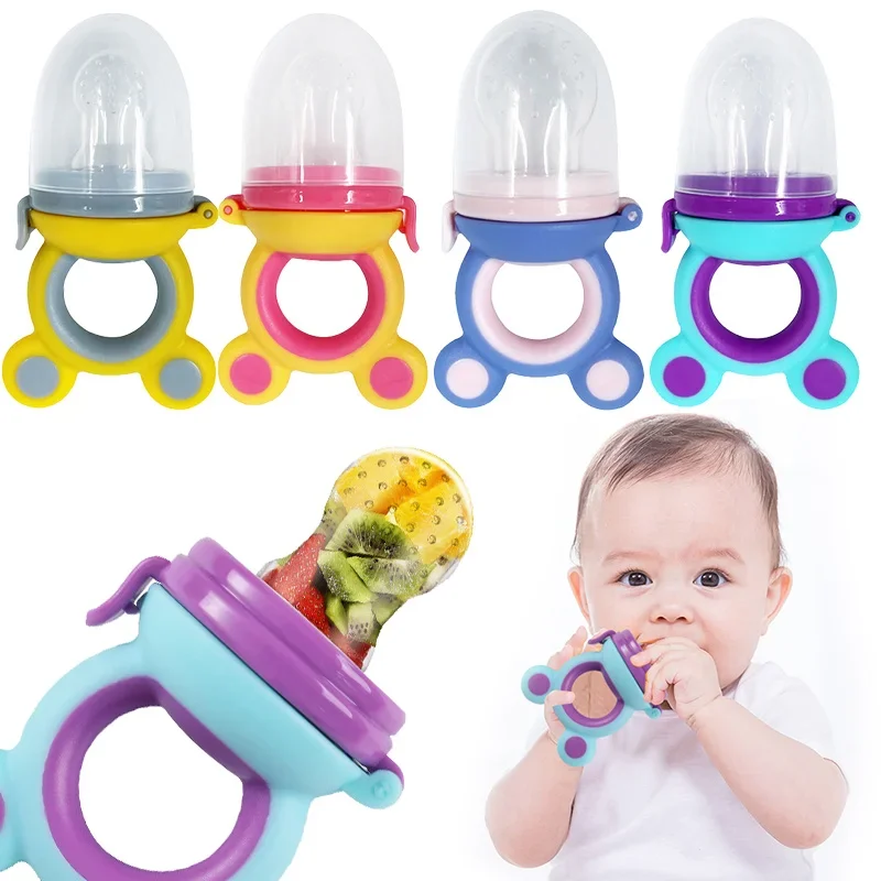 

1pcs Silicone Baby Pacifier Infant Nipple Soother Toddler Kids Pacifier Feeder Fresh Fruit Food Newborn Girl Boy Feeding Nipple